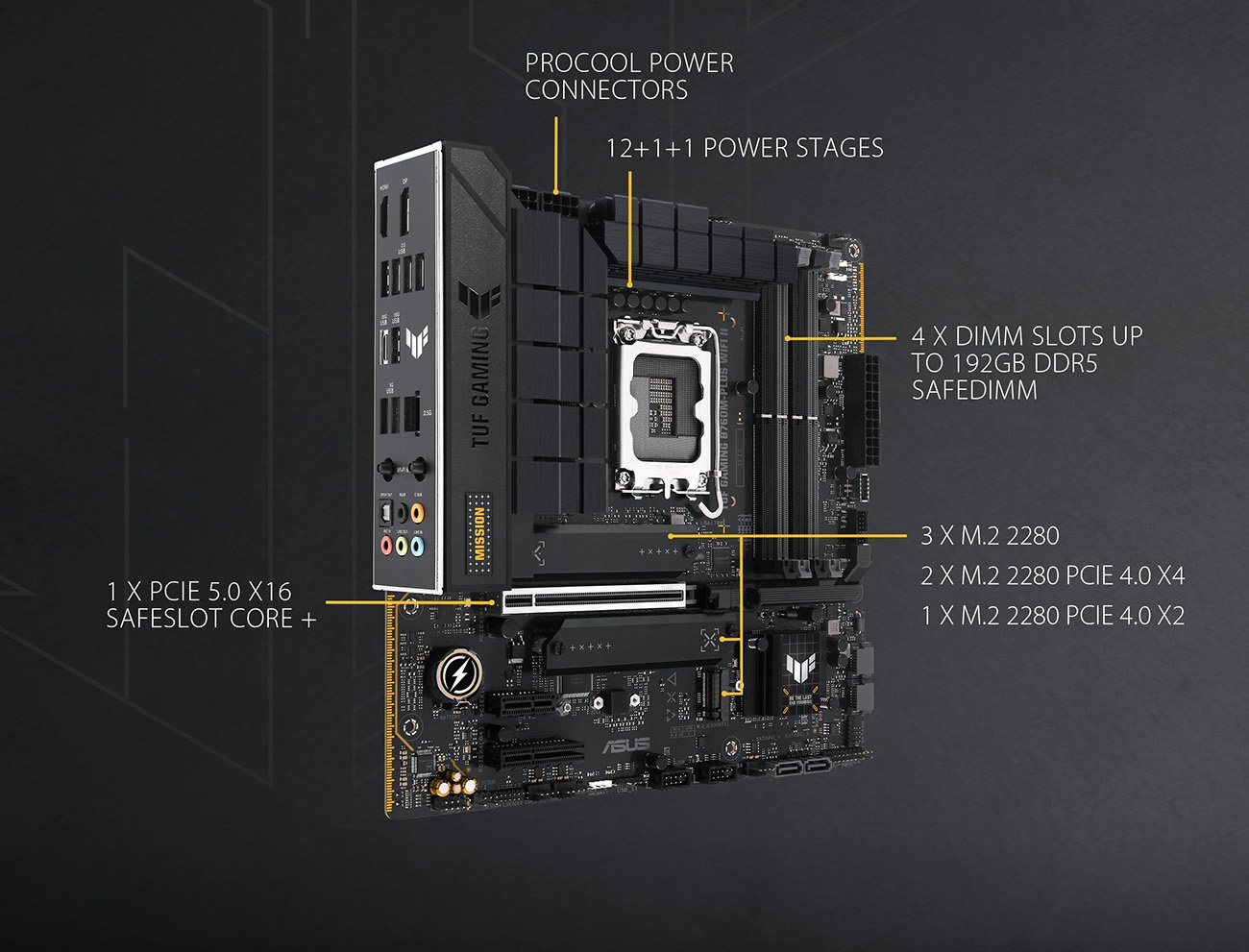 TUF GAMING B760M-PLUS WIFI II Motherboard